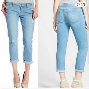 PAIGE Abbot Kinney Light Wash Cropped Women's Jeans Size 28